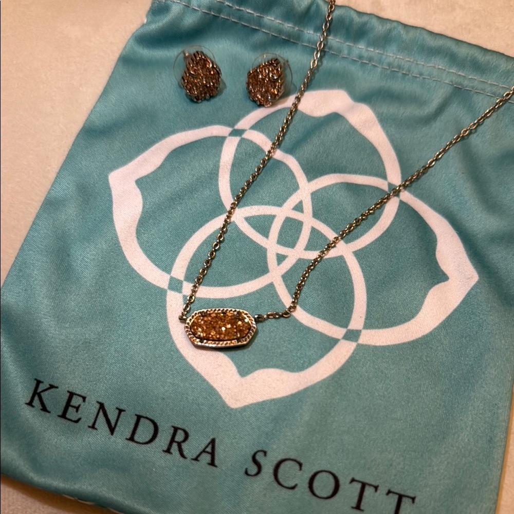 Kendra Scott Gold Jewelry Set - Picture 3 of 4